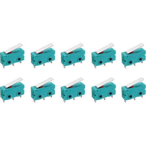 Lot de 10 micro interrupteurs d'arrêt 3D Pritner 3 broches à tige droite SS-5GL (1/5)