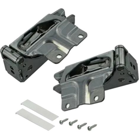 Trade-Shop 2er Set Kühlschrankscharnier oben unten für Hotpoint KULHPF1 KURHPH1 BT41 GULHPE1, Gaggenau IG111112/41 IG111112/42 IG111112/43