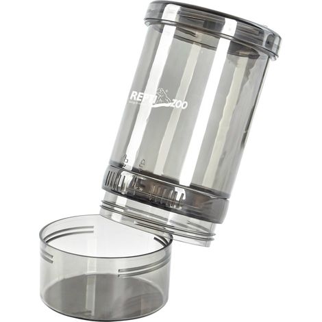 Vaso mezclador Repti-Zoo Vita-Calcium: un recipiente para espolvorear insectos de alimento. (1/5)