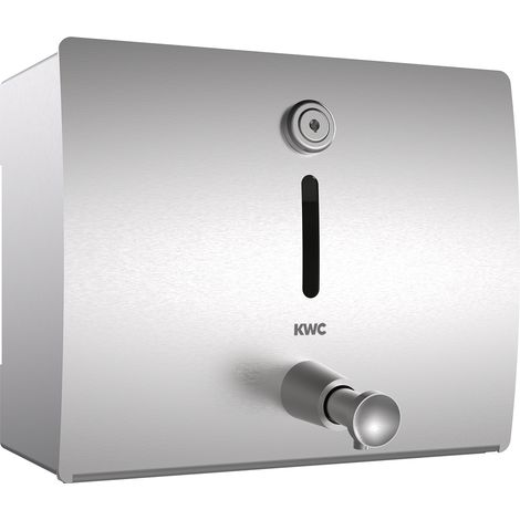 KWC AR Seifenspender, STRATOS, Edelstahl,  Aufputz, 186x154x150 mm