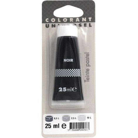 Colorante universale 25 ml nero Centrale Brico