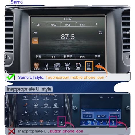 Decodificador de reequipamiento CarPlay Android Auto, conectividad inalámbrica, compatible con Jeep 2014-2019, fácil instalación, Jeep 2014-2019 (1/2)