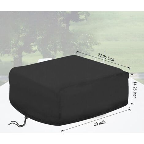 BUNTHAUS Housse de Protection,Dimension 74x70x36 cm,Imperméable, Anti-UV, Noir, Gazinière Barbecue d’Extérieur (1/3)