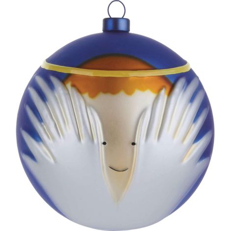 Boule de Noël, verre soufflé, Multicolor, 9.00 x 9.00 x 9.00 cm (1/2)