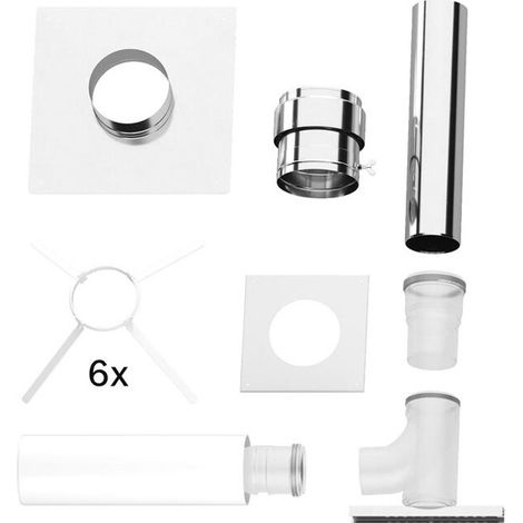 Bosch Abgaszubehör FC-Set125-C93x Gbsatz Kaskade C93x im Schacht, d:125mm, 7738113217