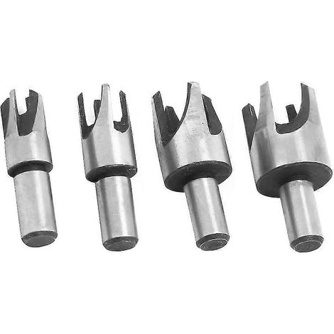 Foret à tenon, lot de 4 forets à tenon en acier au carbone 45, foret à tenon pour bouchon de liège, cadeau pour homme/femme (1/5)