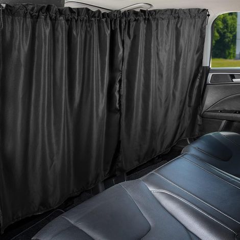 2 Pièces Rideaux Magnétiques de Voiture à Double Couche, Pare Soleil Voiture Arriere Amovible, pour Enfants Adultes et Animal Domestique