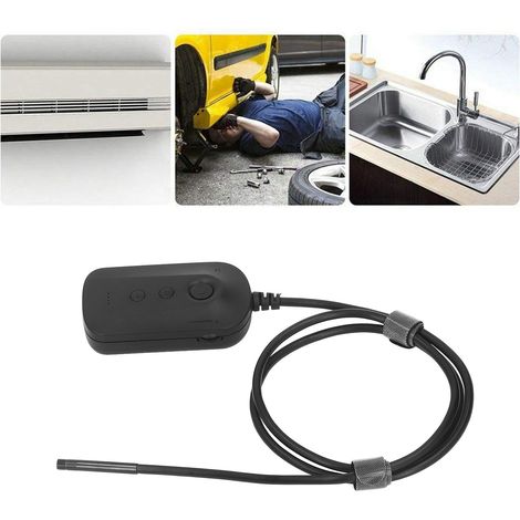 Endoscope industriel Y16-5,5 mm 5 MP, endoscope WiFi haute définition pour canalisations industrielles et réparation automobile, 5 V CC (1/5)