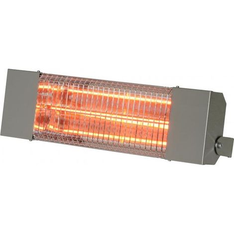 - Sovelor - Chauffage radiant électrique inox infrarouge halogène quartz 1500W - IRC1500CI (1/3)