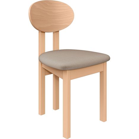 Chaise Victorville 383, Chêne Artisan, 85x47x48cm, Tissu, En bois, Bois (1/5)