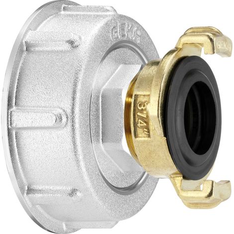 GEKA® Plus IBC Adapter Set S60 x 6 mit Kupplung (1/3)