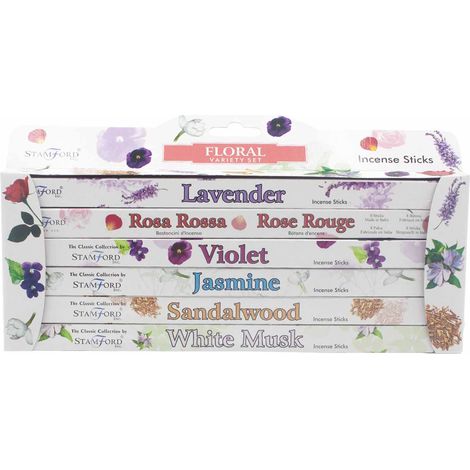 Coffret cadeau d'encens Stamford - Floral- Vendu par 1 (1/4)