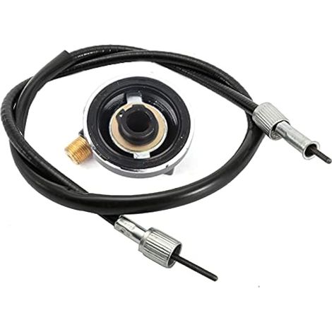 Câble de compteur kilométrique 12 mm, pignon de transmission de compteur de vitesse avec câble de 100 cm pour pièces de scooter GY6 (1/4)
