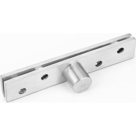 2 charnières pivotantes à 360 degrés en acier inoxydable, pour porte rotative, 95 mm de long, pivot central