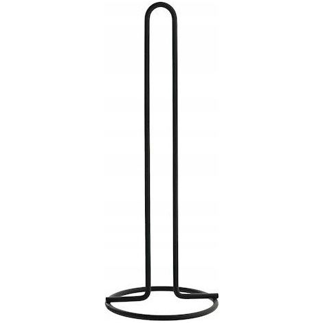 SCHWARZES METALL-KÜCHENREGAL FÜR PAPIERHANDTÜCHER (1/2)