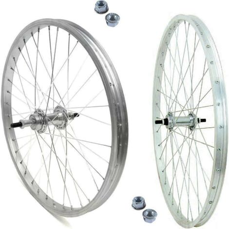RUOTA CERCHIO ANTERIORE +POSTERIORE 24X 1.75 BICI OLANDA 6/7 VELOCITA CITYBIKE (1/2)