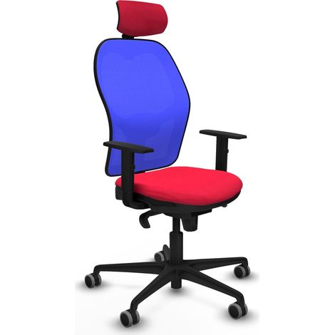 Sedia Ufficio con Poggiatesta Piqueras y Crespo 1D036G2 Rosso (1/5)