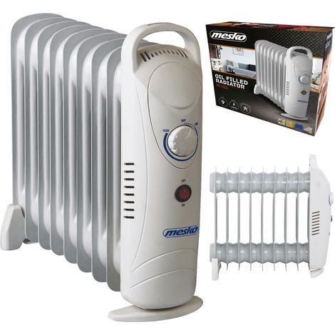 Radiatore a olio Mesko MS 7805 (1000W bianco) 9x [MS 7805] (1/5)