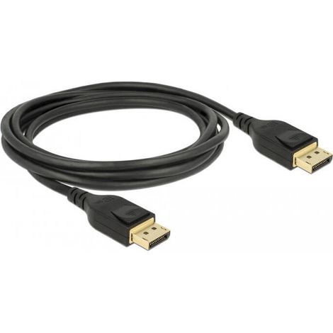 Delock Cable DisplayPort 3 m Negro Soporte 8K (1/4)