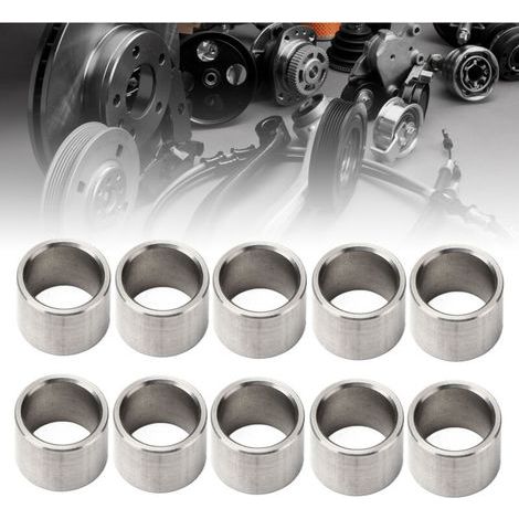 10 Pièces Rondelles d'Espacement 15mm OD 12mm ID en Acier Inoxydable - Kit d'Accessoires de Quincaillerie