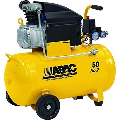 Compressore aria 50 lt abac montecarlo b20 baseline 2 hp
