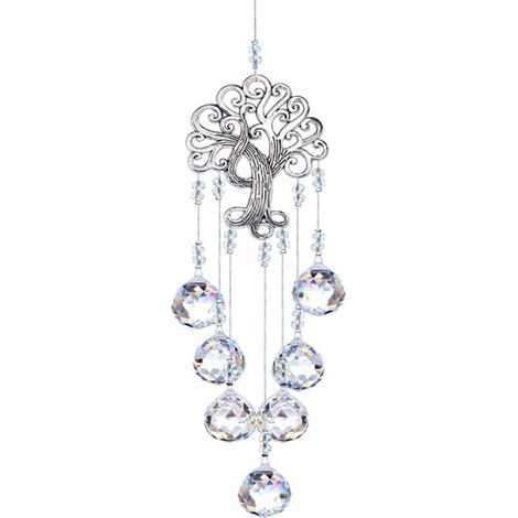 Kristallbaum des Lebens Prisma Hängende Lichtfalle Geeignet für Zuhause, Garten und Outdoor Hängende Dekorative Kristalllampe (1/5)