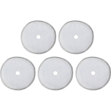 Kaffeefilter aus Edelstahl 304, 5er-Set, Zubehör für tragbare Kaffeemaschinen, wiederverwendbares, abnehmbares Sieb zum Brühen (1/5)