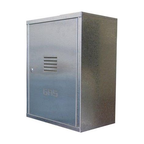 CASSETTA CONTATORE GAS  ACCIAIO ZINCATO CM 35X25 H.CM 45