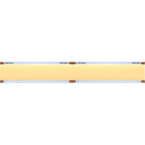 Striscia led 5m COB SURFACE IP20 monocolore da 25W/MT 24V - 6000K (1/4)