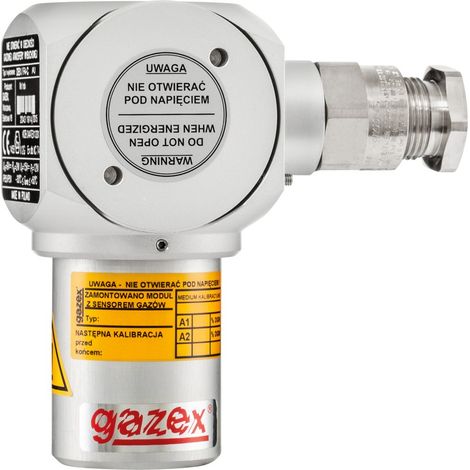 Detector de gas DEX-14/N metano, 10/30% LEL, carcasa de aluminio, versión F4-C, sensor