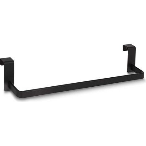 BATHME B02256 Barra Toallero Lateral de Colgar Negro Mate - ref: B02256
