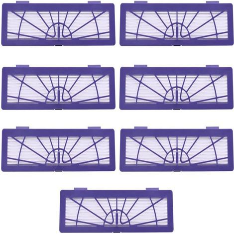 7 pièces de rechange filtres HEPA pour Neato Accessoires série D/série BV/série XV accessoires pour aspirateur (1/5)