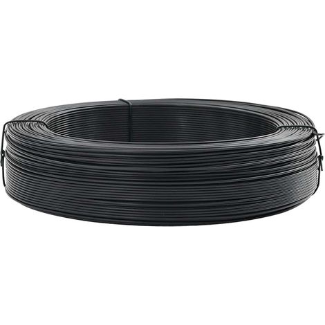 vidaXL Zaunbindedraht 250 m 0,9/1,4 mm Anthrazitstahl