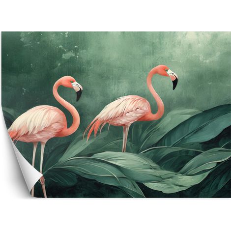 Fototapete Botanik Flamingos Natur 400x280 cm (1/5)