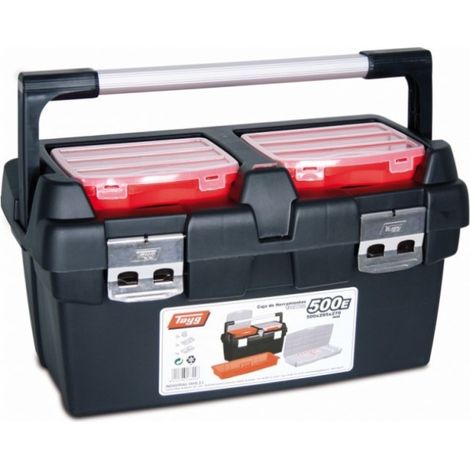 Caja herramientas Tayg con bandeja+estuche 500E