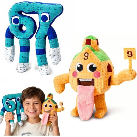 Steal a Brainrot peluche,2 pcs Peluche Italian Brainrot 67 9 peluches pour enfants et adultes, Peluches Brainrot pour les fans de jeux vidéo, Peluches à collectionner pour les fans et les amis (1/5)