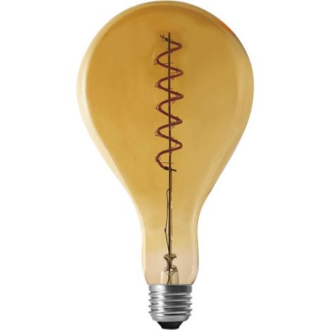 Ampoule PS160 Filaments LED "Spiral" 6W Ambre (1/4)