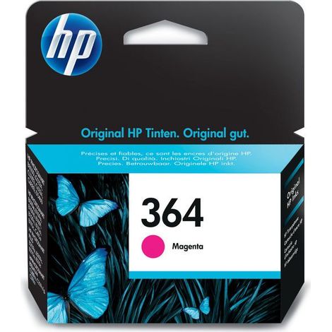 HP 364 - Magenta - original - cartucho de tinta - para Deskjet 35XX, Photosmart 55XX, 55XX B111, 65XX, 65XX B211, 7510 C311, B110, Wireless B110 (1/3)