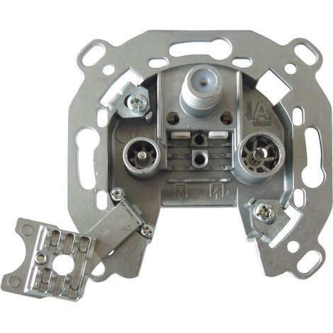 Presa d'antenna TV DTT per il montaggio ad incasso del separatore di terminale TV-R-SAT DC