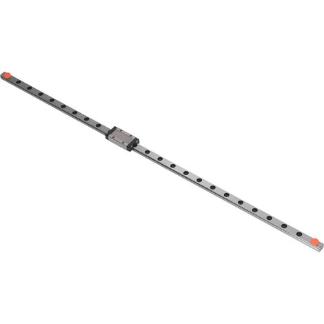 Rail de guidage linéaire 500mm avec palier coulissant en acier pour imprimante 3D, axe linéaire précis. (1/5)