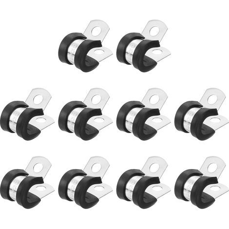 10Pcs Collier De Serrage 3/8"(10mm) Support Pour Tuyau (1/5)