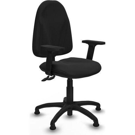 Piqueras y Crespo B2D01RT Silla de oficina negra cómoda (1/3)