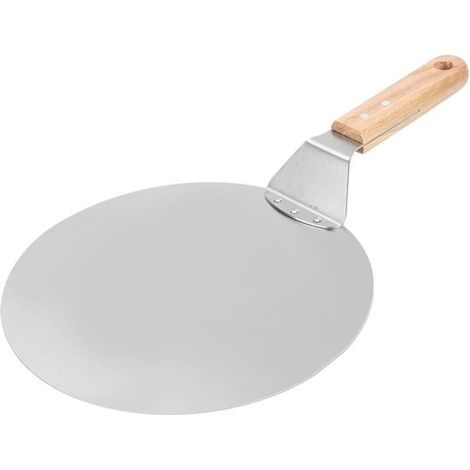 ZJCHAO Pelle à pizza Cuisine outil de cuisson en acier inoxydable rond pizza spatule pelle pâtisserie gâteau ustensiles de (1/4)