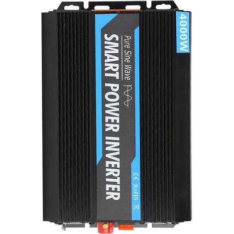 Convertisseur de Voiture Sinusoïdale 12V à 220V, 1500W, avec Prise USB, Prises Secteur et Prises Secteur, Voyage, Urgences et Utilisation (1/5)