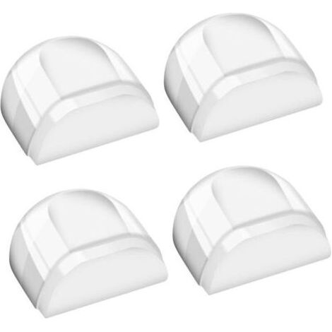 Arrêts de Portes, 4 Pièces Butées de Porte Transparentes Stop-Porte Adhésif au Sol et Parquet, Butoirs de Porte Protection de Portes et Murs, Sans Percer, Butée de Porte Sol pour Maison Bureau (1/5)