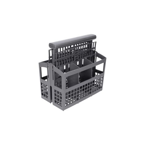 Electrolux - panier à couverts gris 6 compartiments avec bord