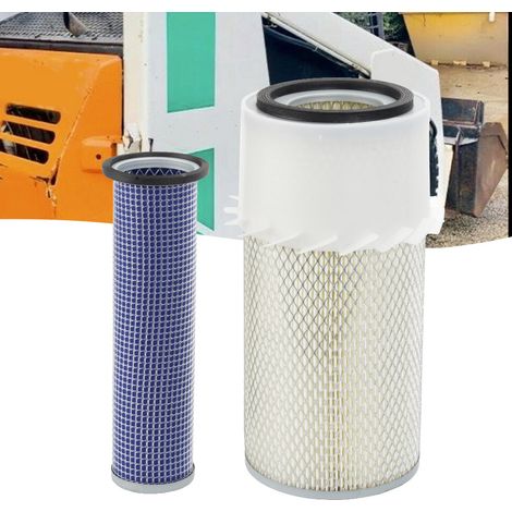 Air filter set for Bobcat 641, 643, 645, spare parts 6598362, 6598492, 6598362 and 6598492 (one filter per pack).