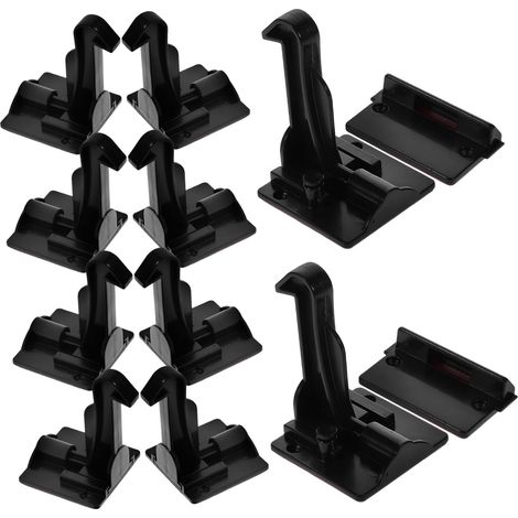 Lot de 12 verrous invisibles pour portes et armoires, sans perçage. (1/5)
