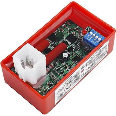 Boîtier CDI 5 broches AC avec commutateur DIP, limiteur de régime d'allumage moto 4000-12000 pour WAVE100 Racing YX140 YX160 C100 AT110 (1/5)