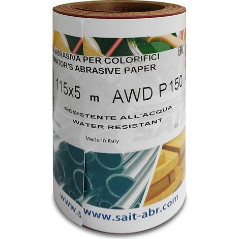 Sait carta abrasiva 115x5 mt grana 150